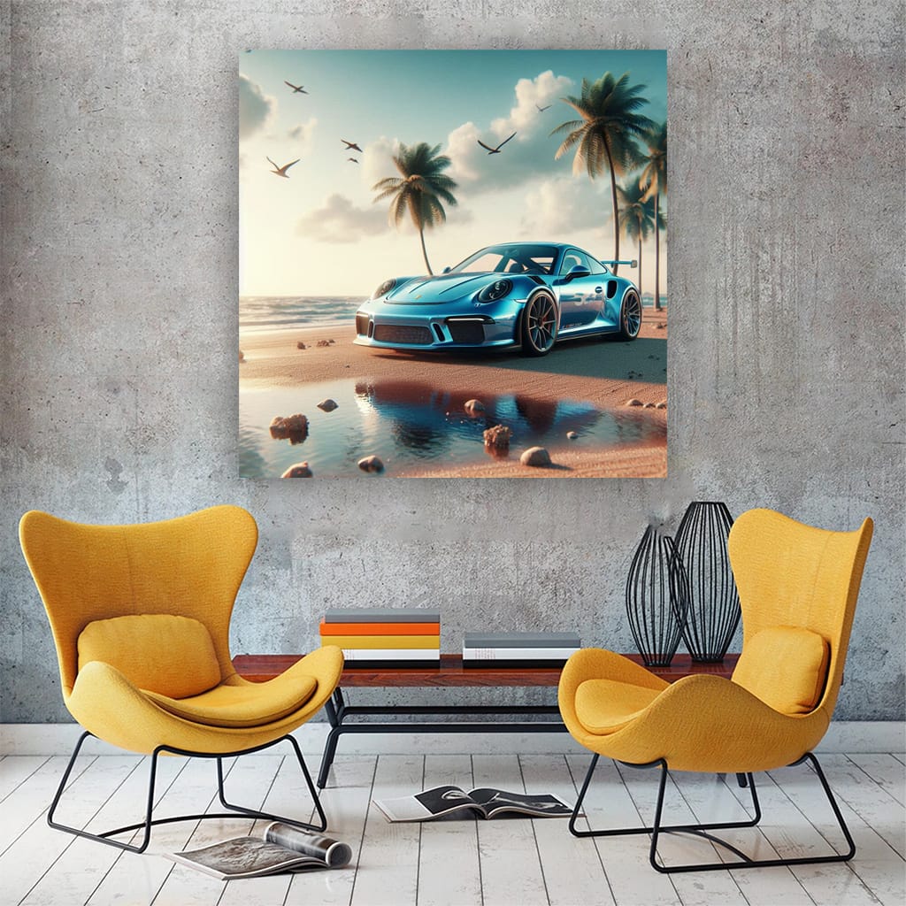 Porsche 911 Gt3 On Bea Wall Art