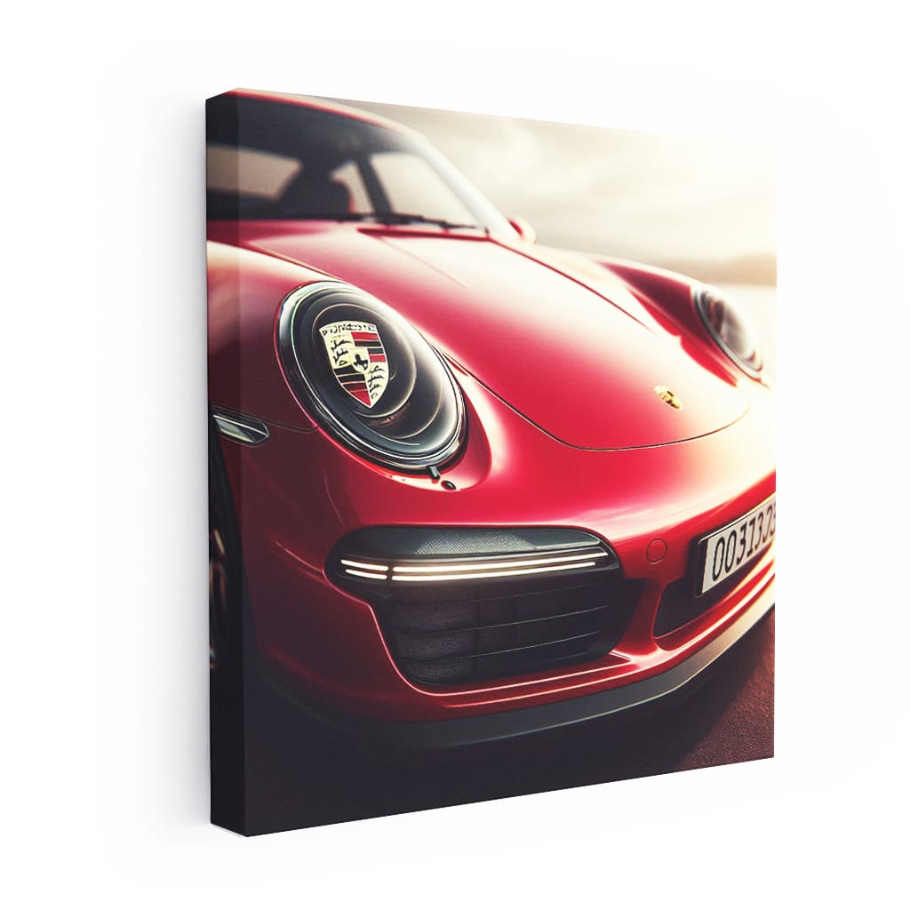 Porsche 911 Hood Wall Art