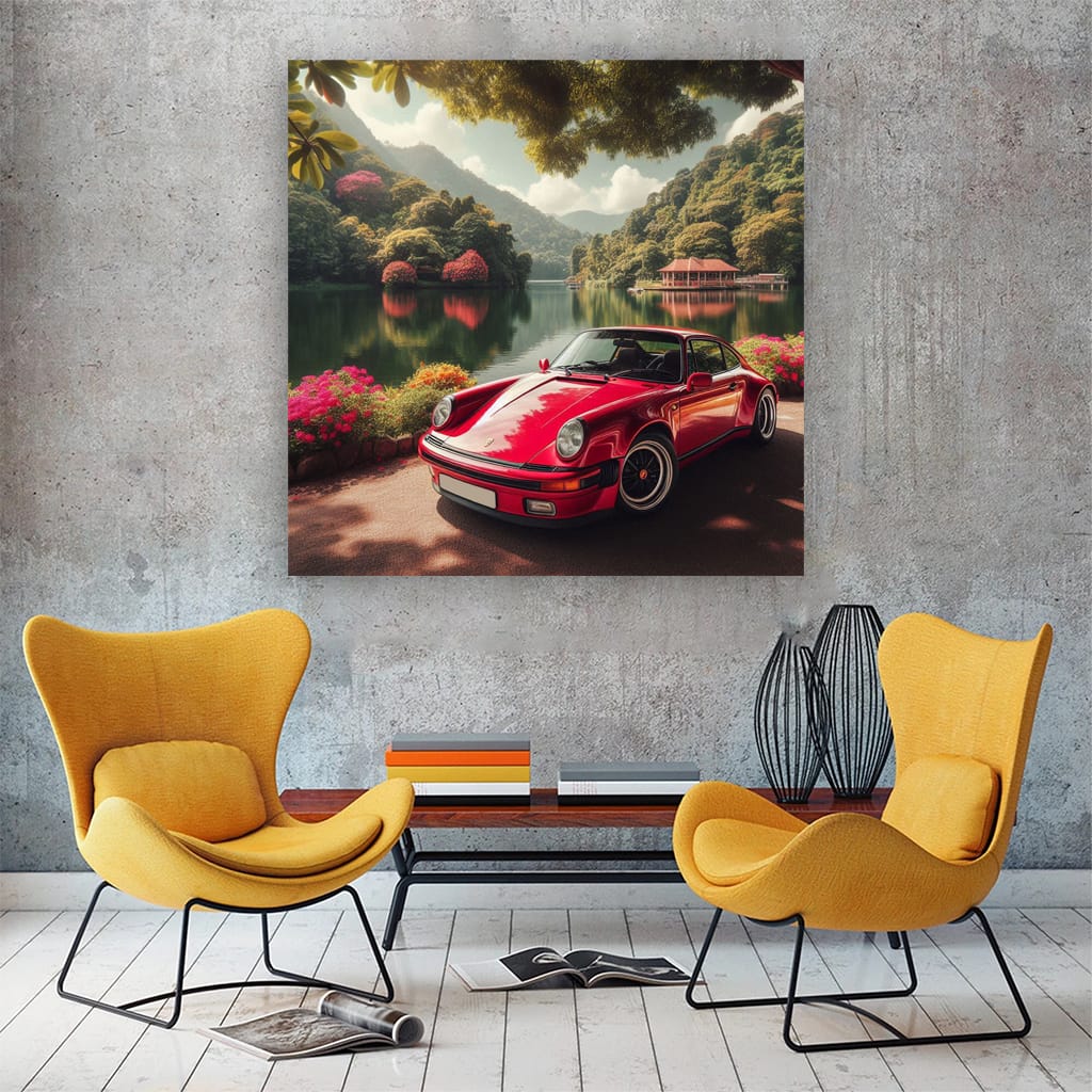 Porsche 911 La Wall Art