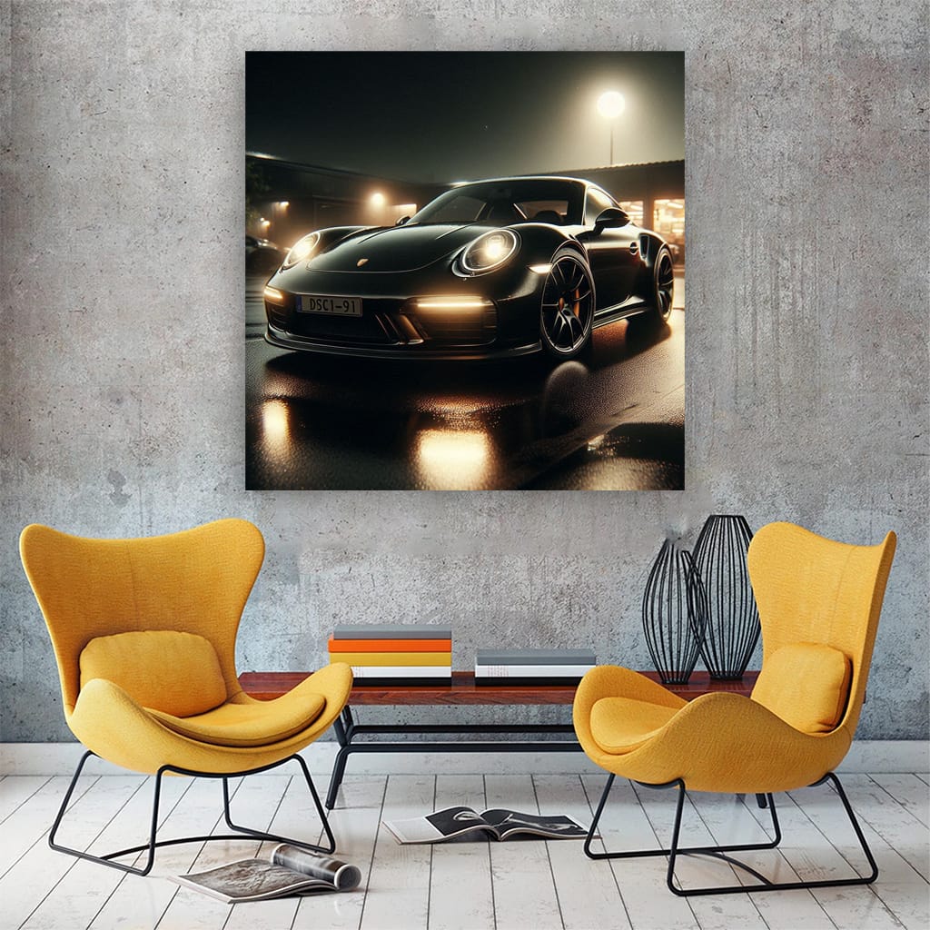 Porsche 911 Nig Wall Art