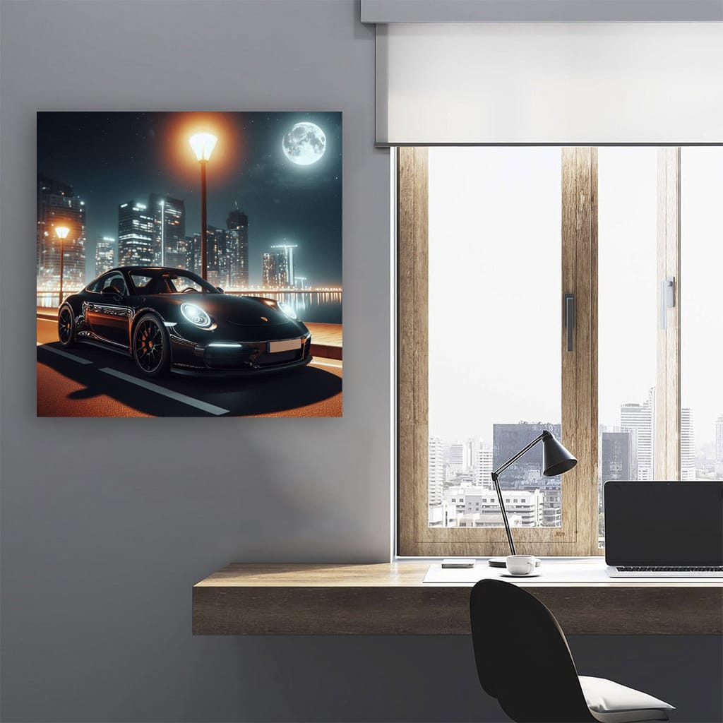 Porsche 911 Night Shot - Elegance Meets Power