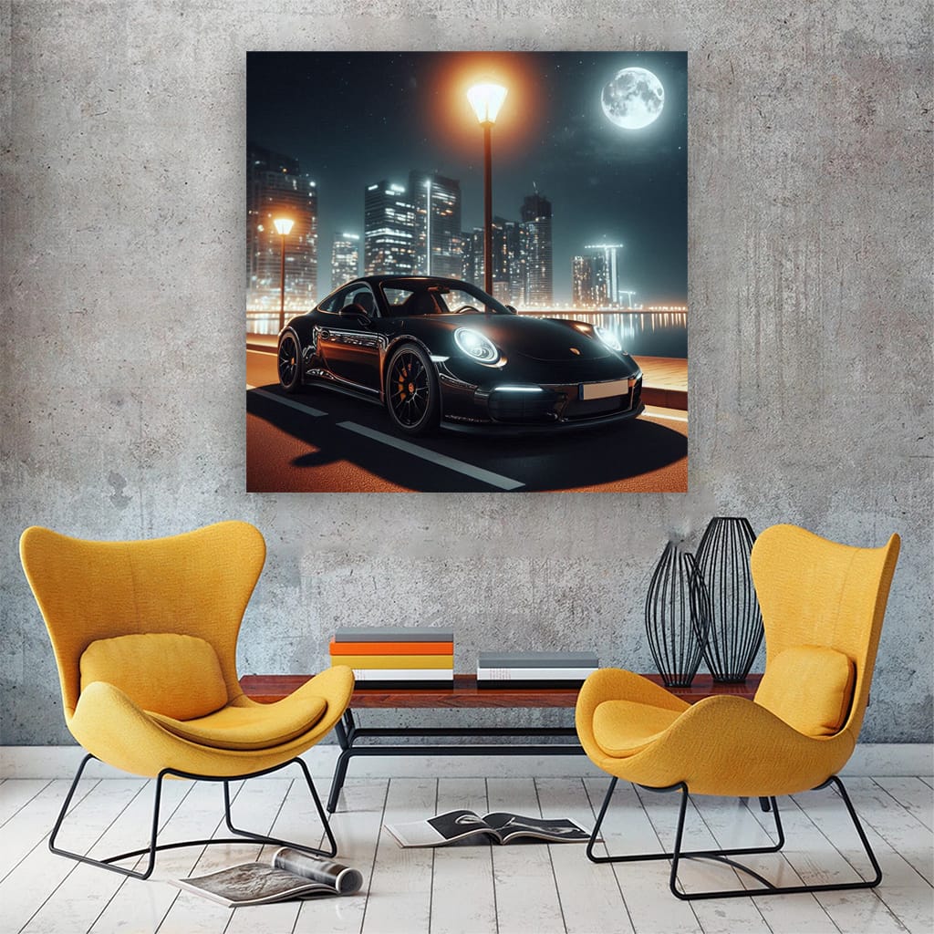 Porsche 911 Night Shot - Elegance Meets Power