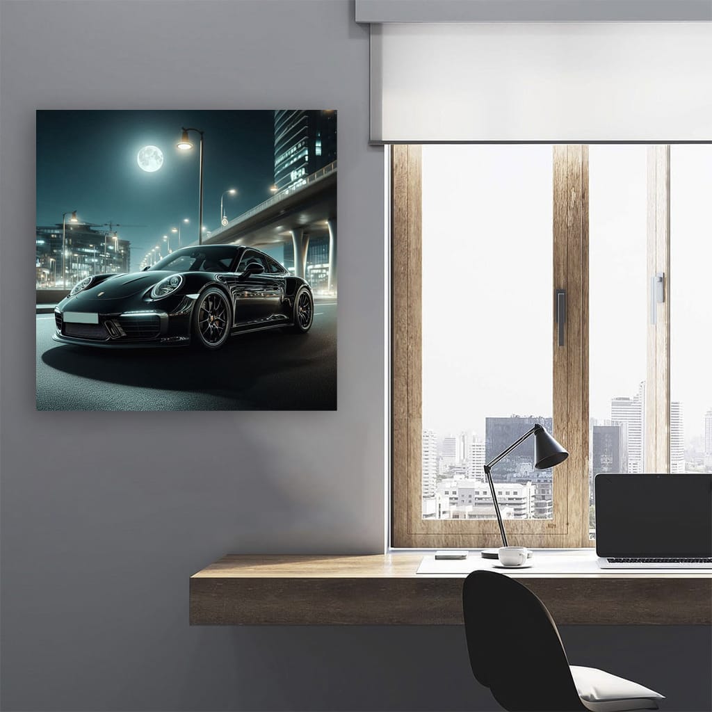 Porsche 911 Nigh Wall Art