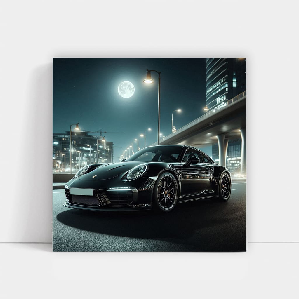 Porsche 911 Nigh Wall Art