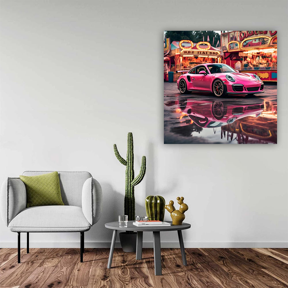 Porsche 911 in Pink: Dream for Fairy Tale Enthusiasts