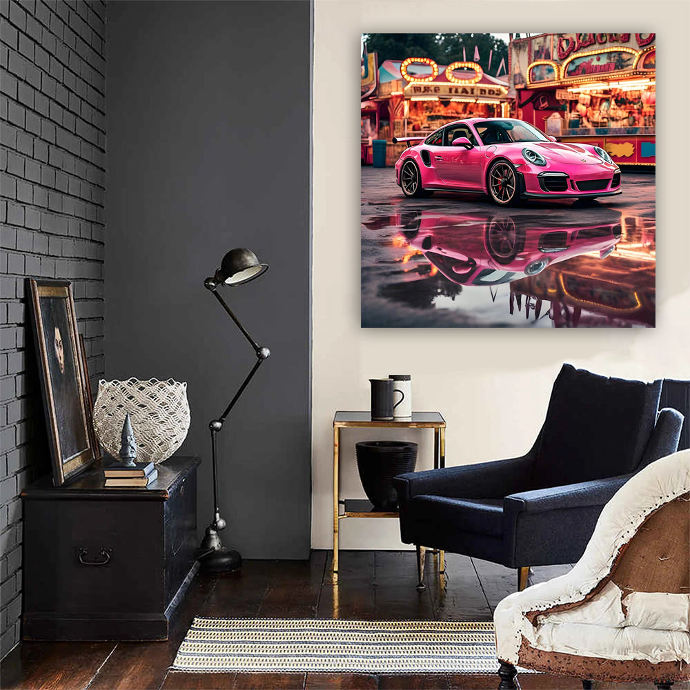 Porsche 911 in Pink: Dream for Fairy Tale Enthusiasts