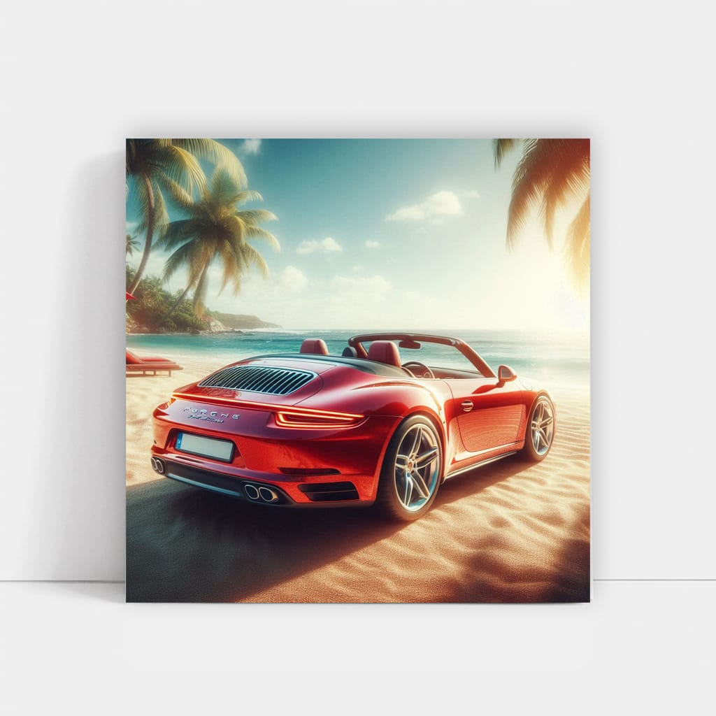 Porsche 911 Sunny Weath Wall Art