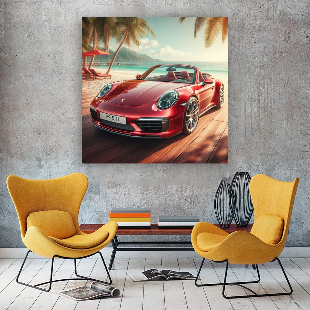 Porsche 911 Sunny Weather Wall Art