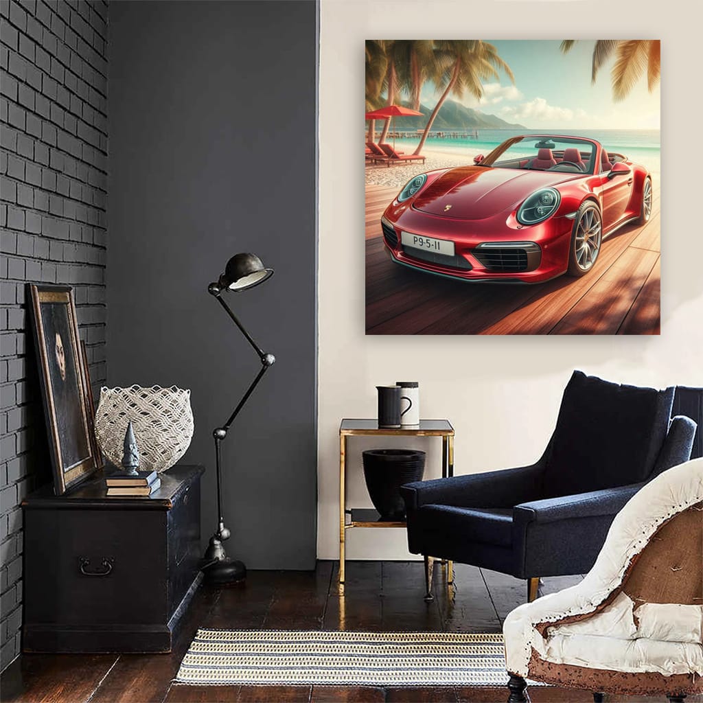 Porsche 911 Sunny Weather Wall Art