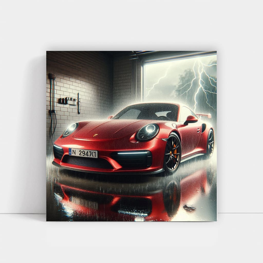 Porsche 911 in Storm - Power Meets Precision