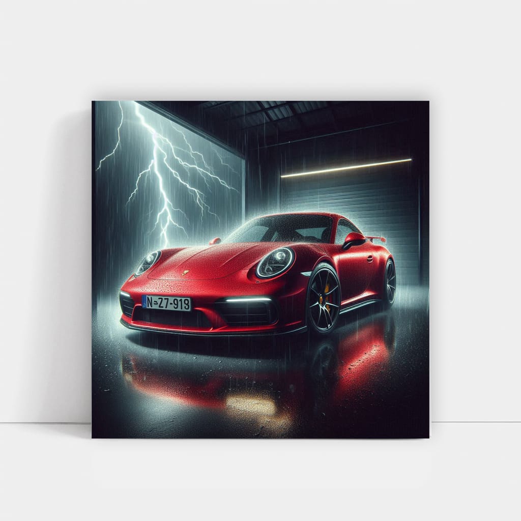 Porsche 911 Thunderstor Wall Art