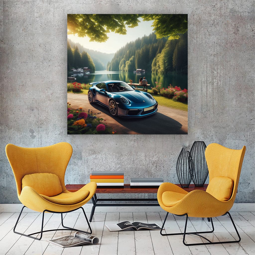 Porsche 911 Turbo S La Wall Art