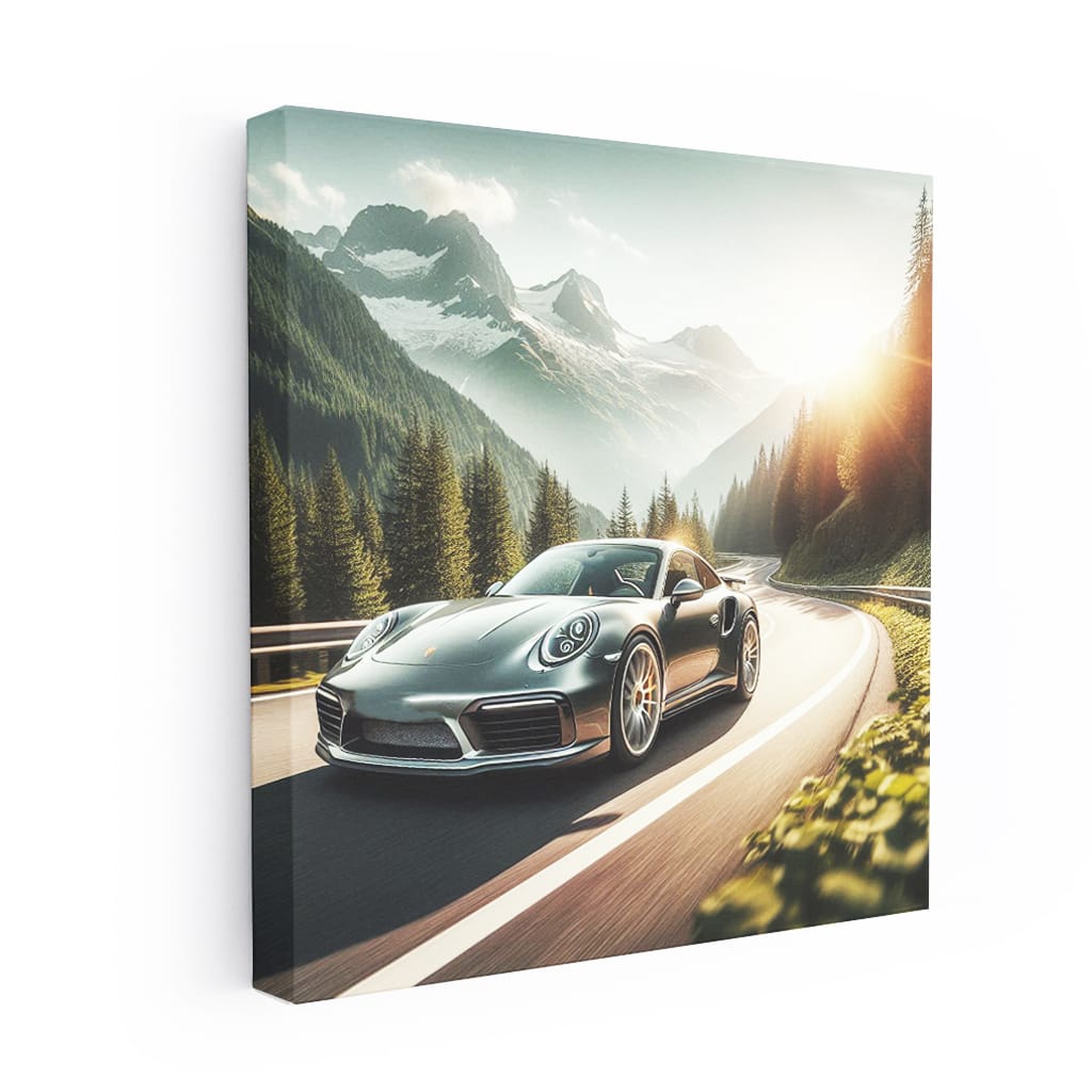 Porsche 911 Turbo S Mounta Wall Art