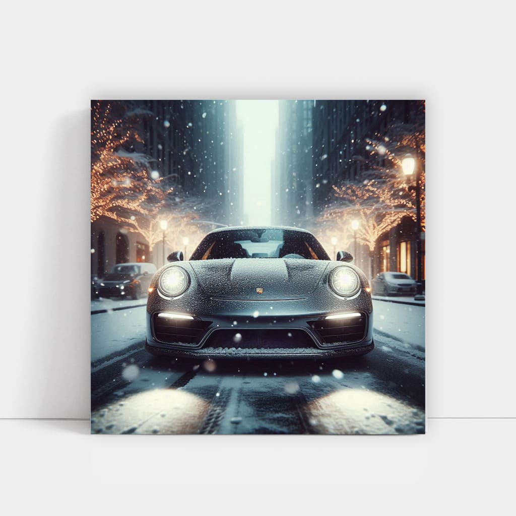 Porsche 911 Turbo S Snowfall - Power and Elegance in Motion