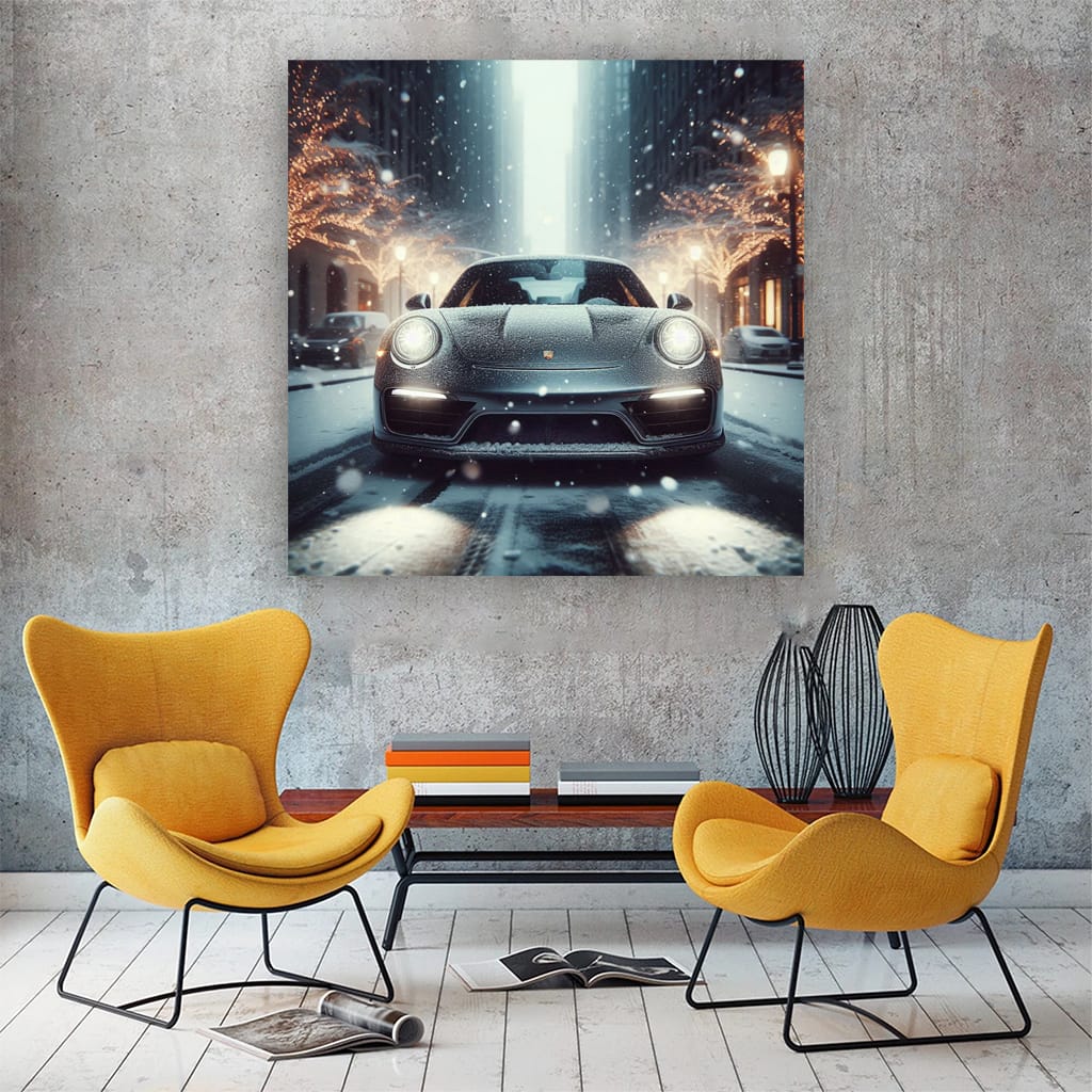 Porsche 911 Turbo S Snowfall - Power and Elegance in Motion