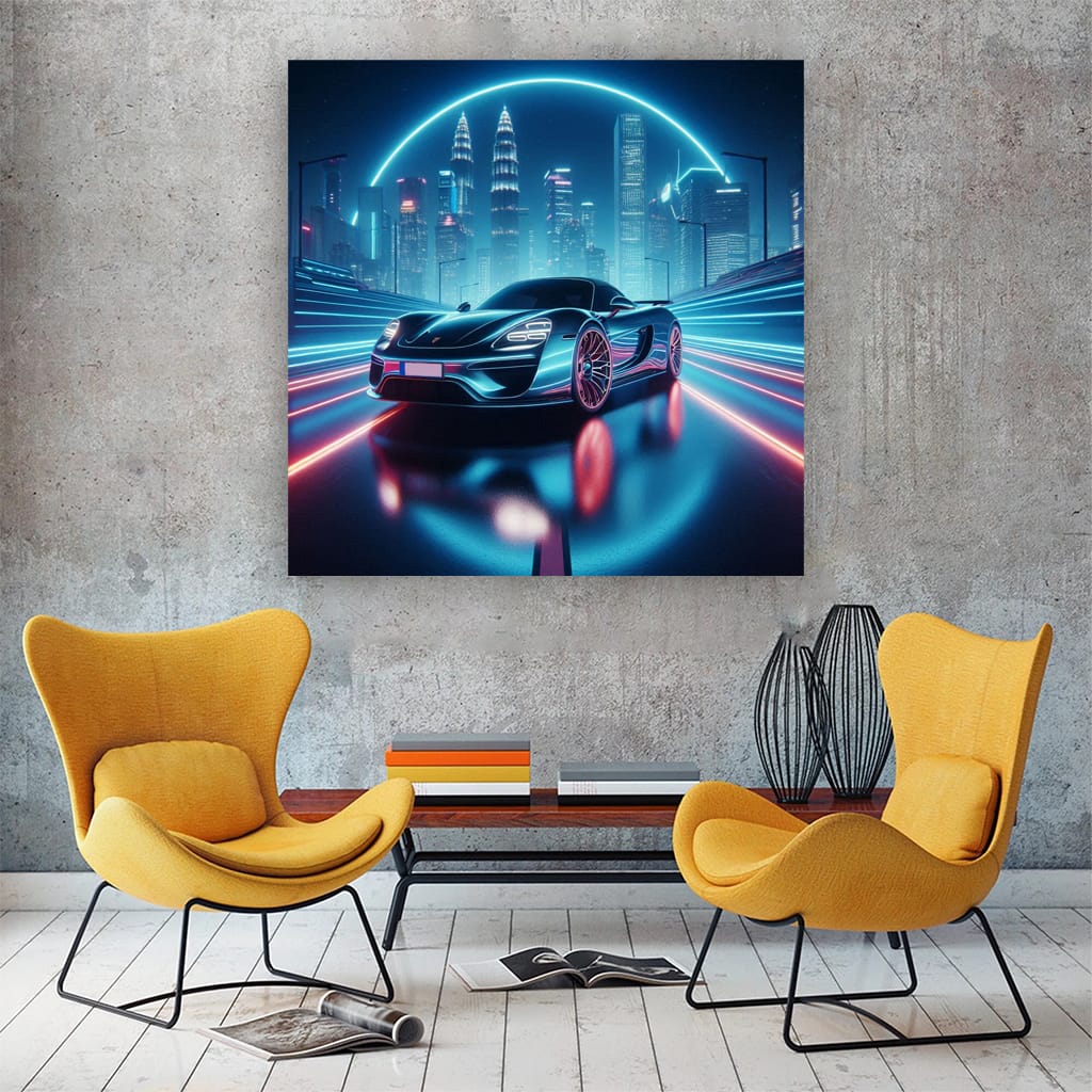 Porsche 918 Spyder Neon - Ultimate Hybrid Supercar Thrill