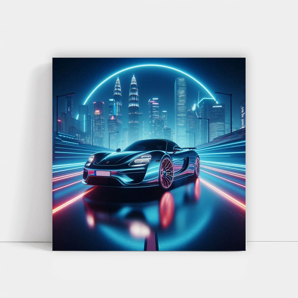 Porsche 918 Spyder Neon - Ultimate Hybrid Supercar Thrill