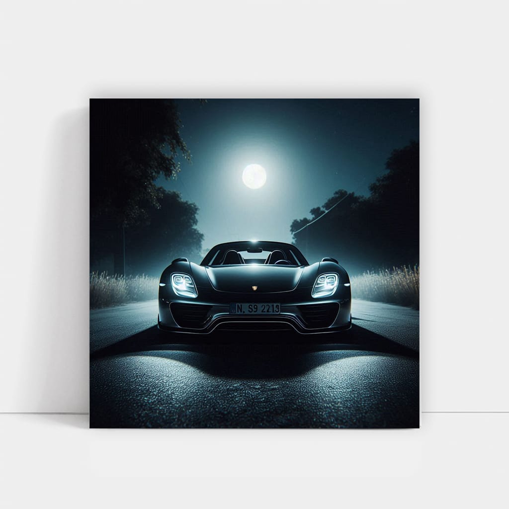 Porsche 918 Spyder Nig Wall Art