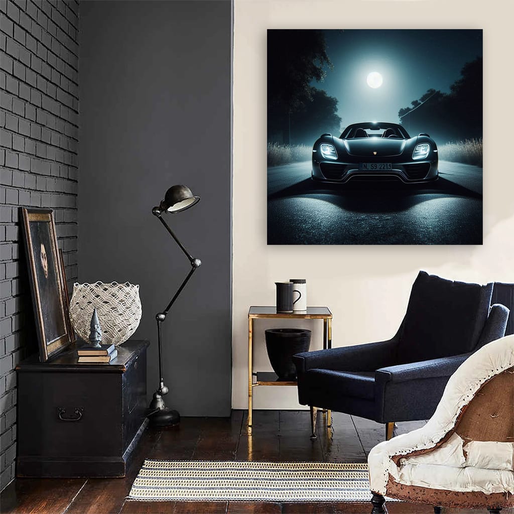 Porsche 918 Spyder Nig Wall Art