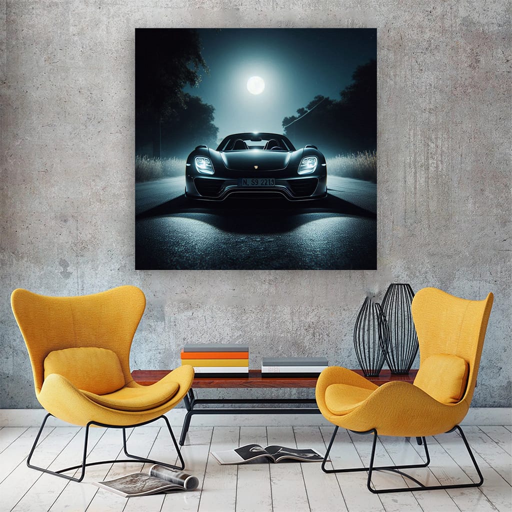 Porsche 918 Spyder: Electrifying Nighttime Thrills