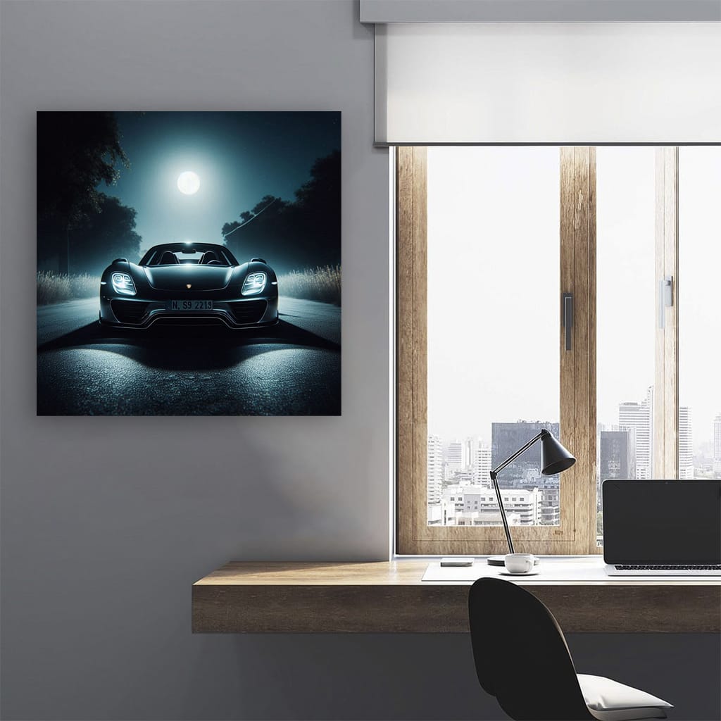 Porsche 918 Spyder Nig Wall Art