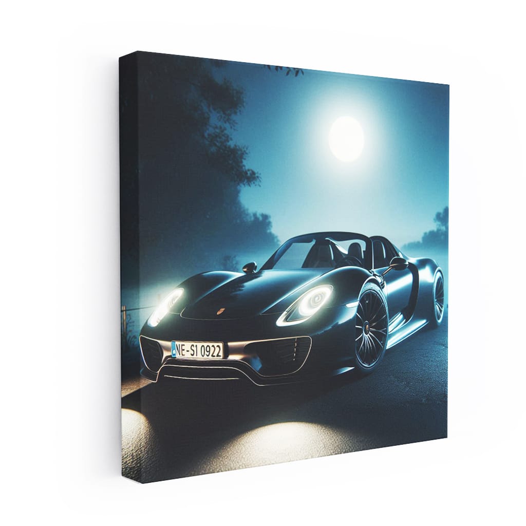 Porsche 918 Spyder Night Wall Art