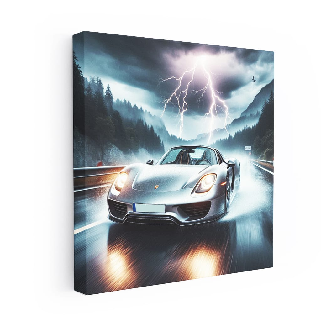 Porsche 918 Spyder Thundersto Wall Art