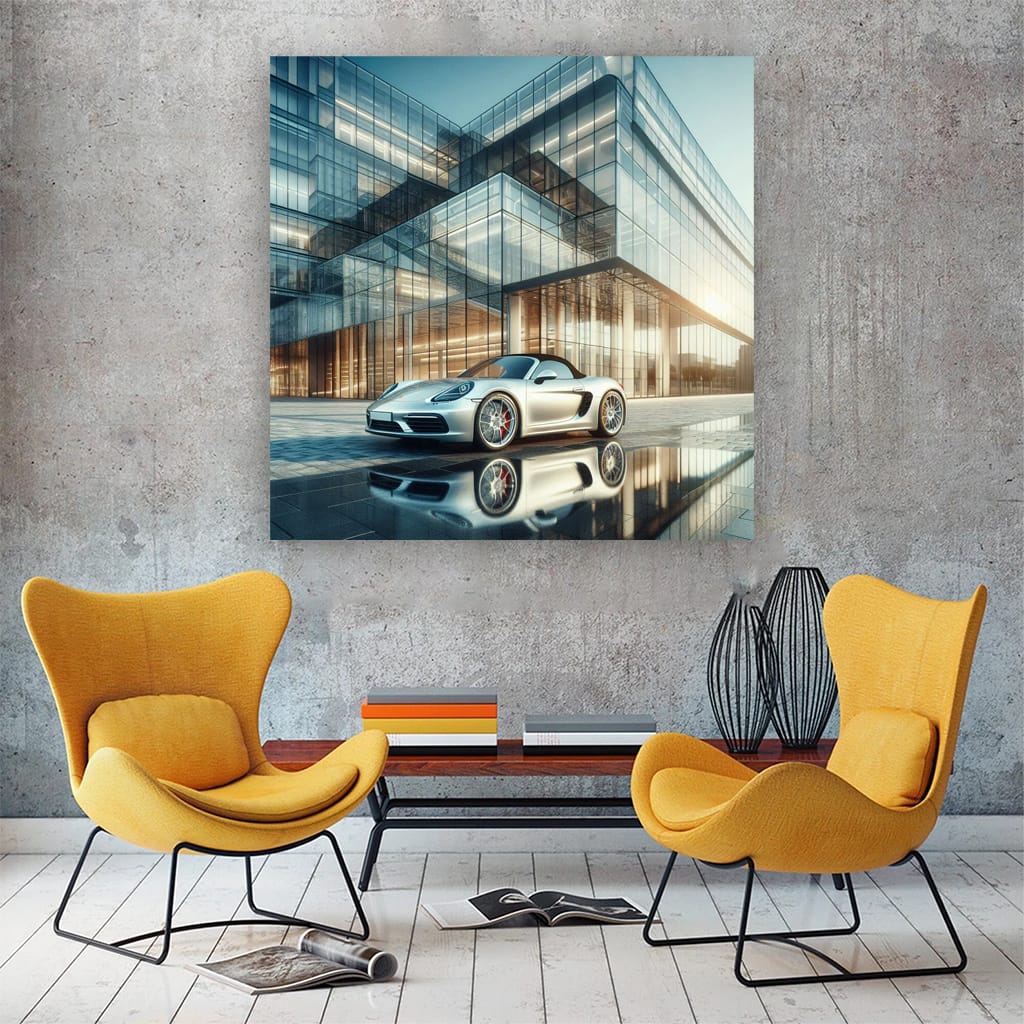 Porsche Boxster Buildi Wall Art