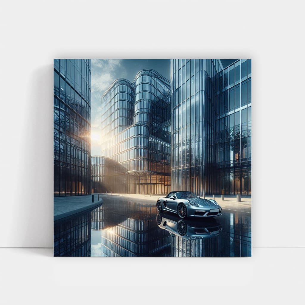 Porsche Boxster Building Wall Art