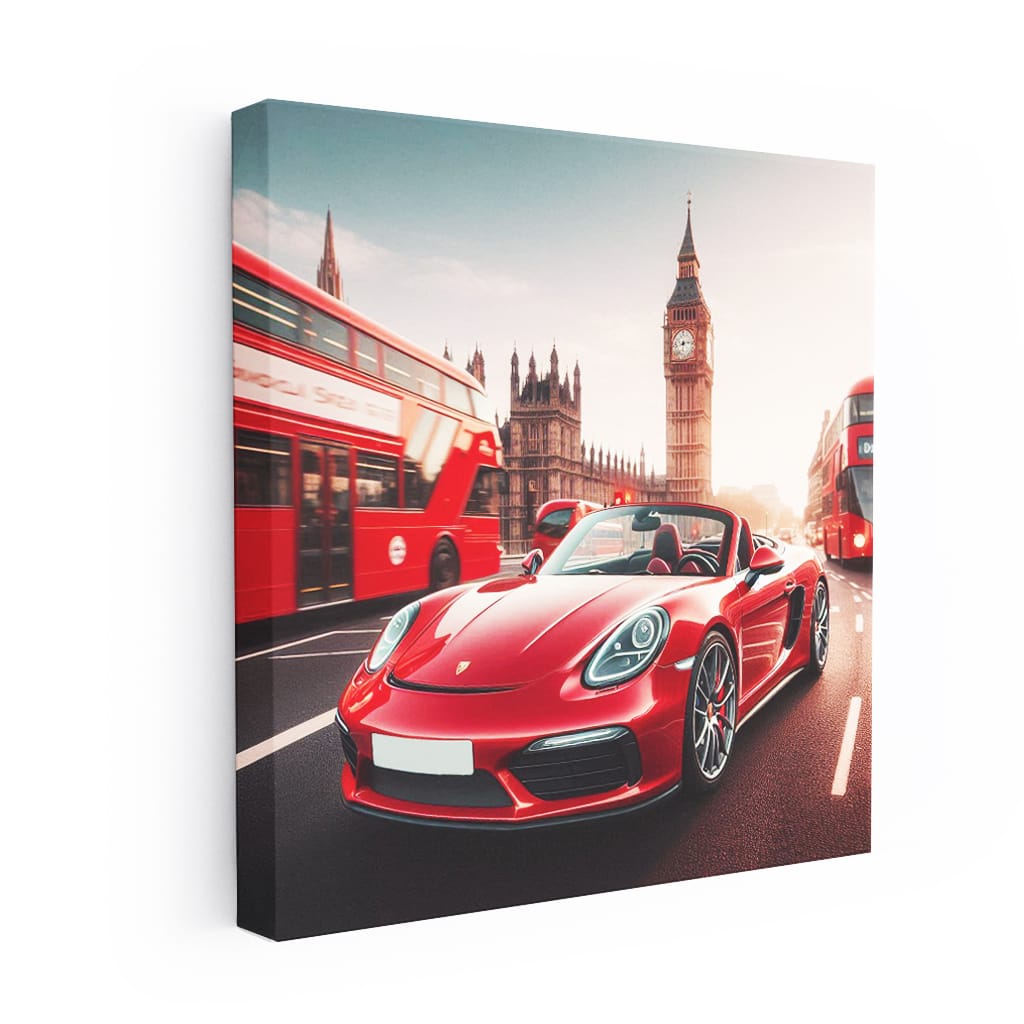 Porsche Boxster Lond Wall Art