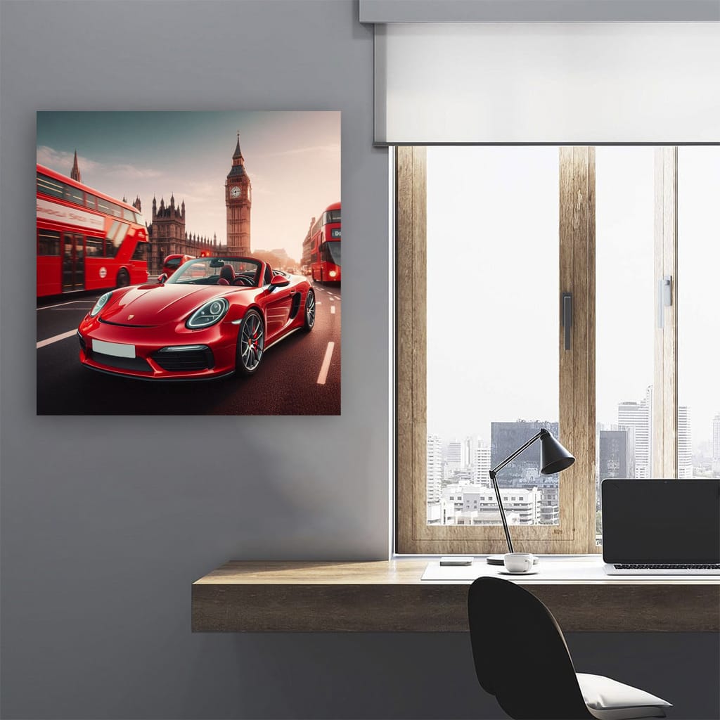 Porsche Boxster Lond Wall Art