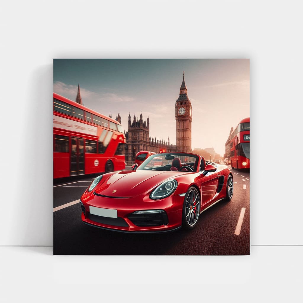 Porsche Boxster Lond Wall Art