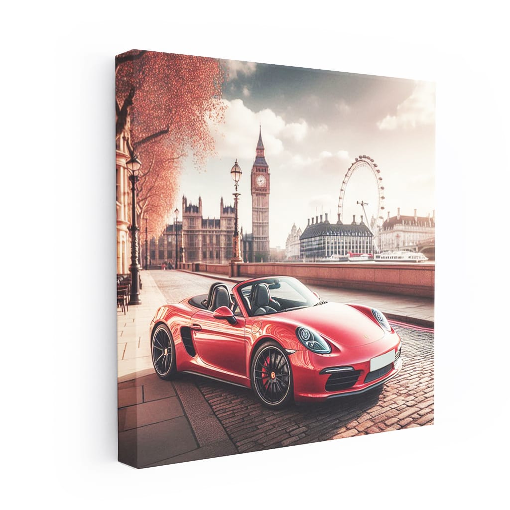 Porsche Boxster London Wall Art