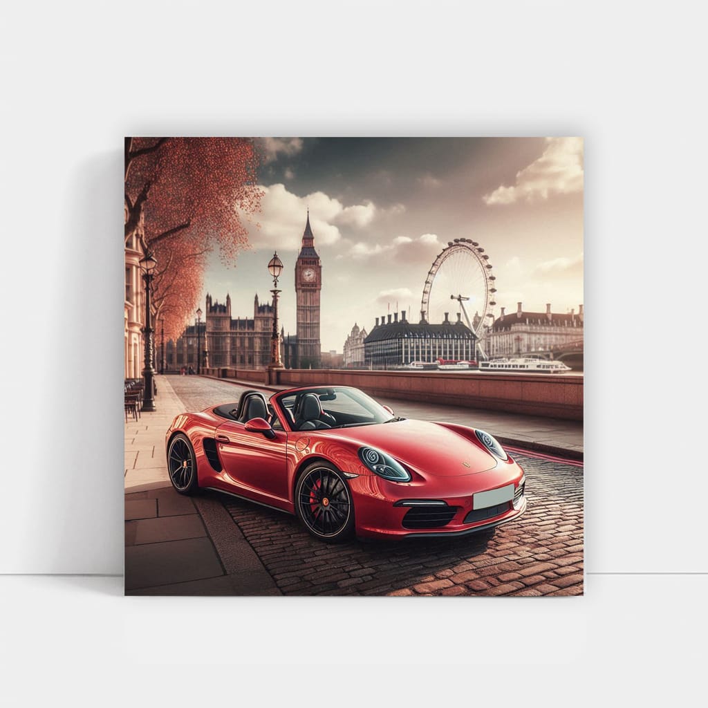 Porsche Boxster London Wall Art