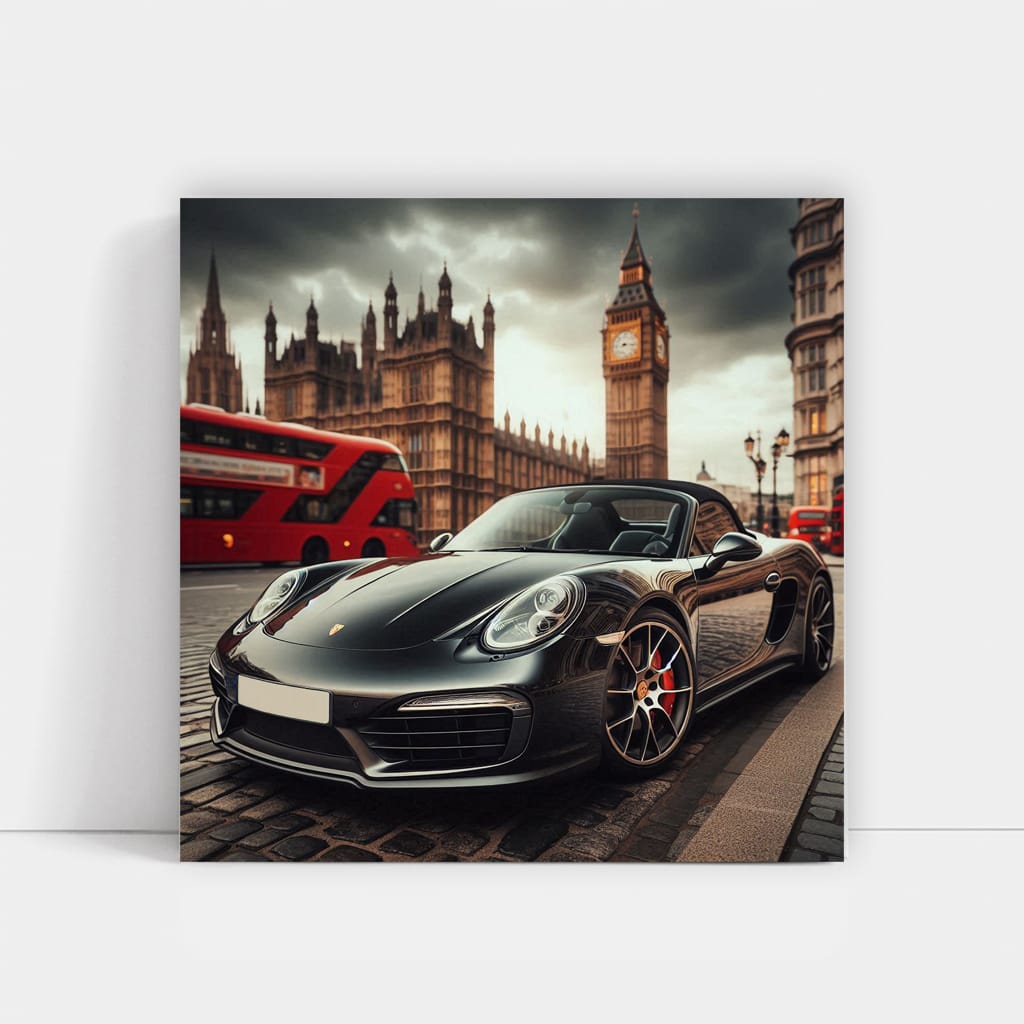 Porsche Boxster in London - Sleek Elegance on Move