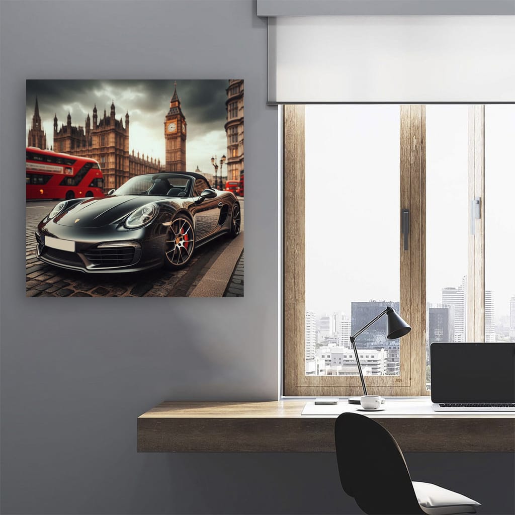 Porsche Boxster Londo Wall Art