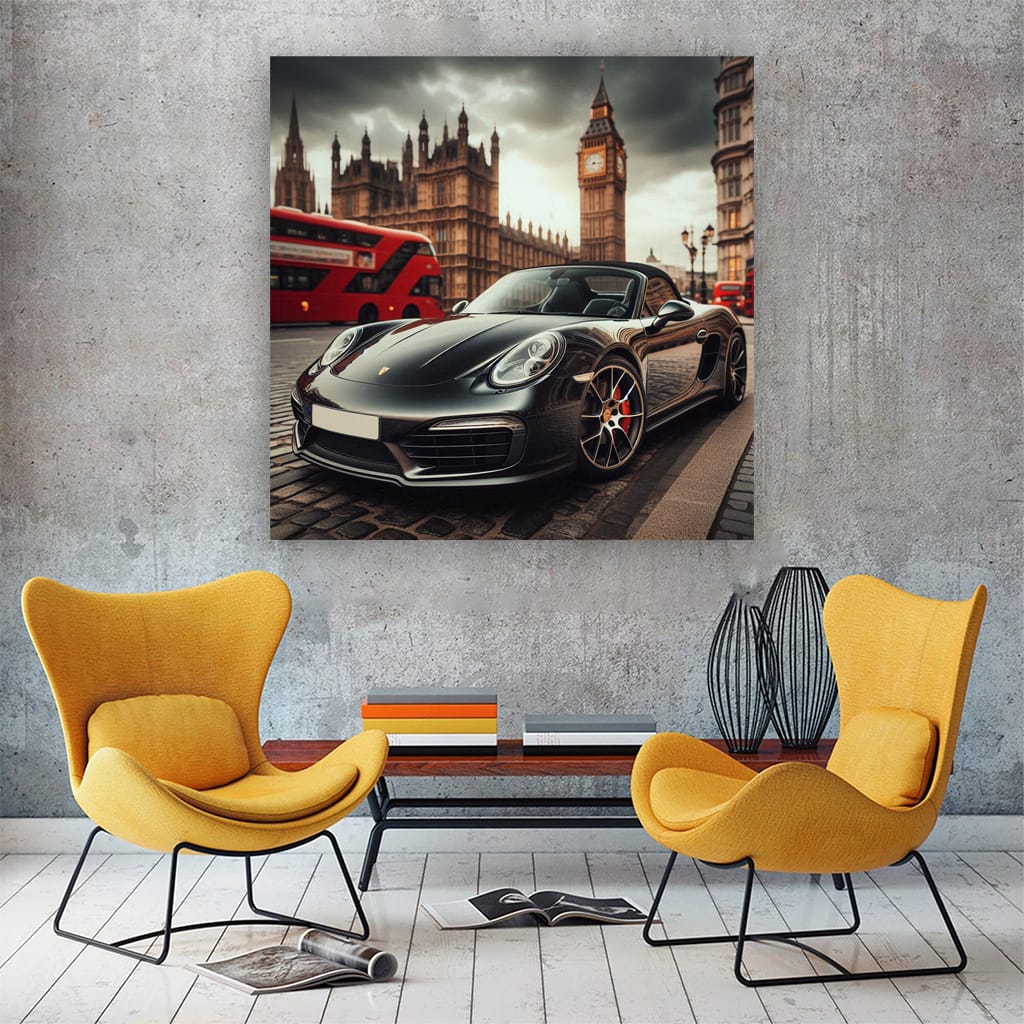 Porsche Boxster Londo Wall Art