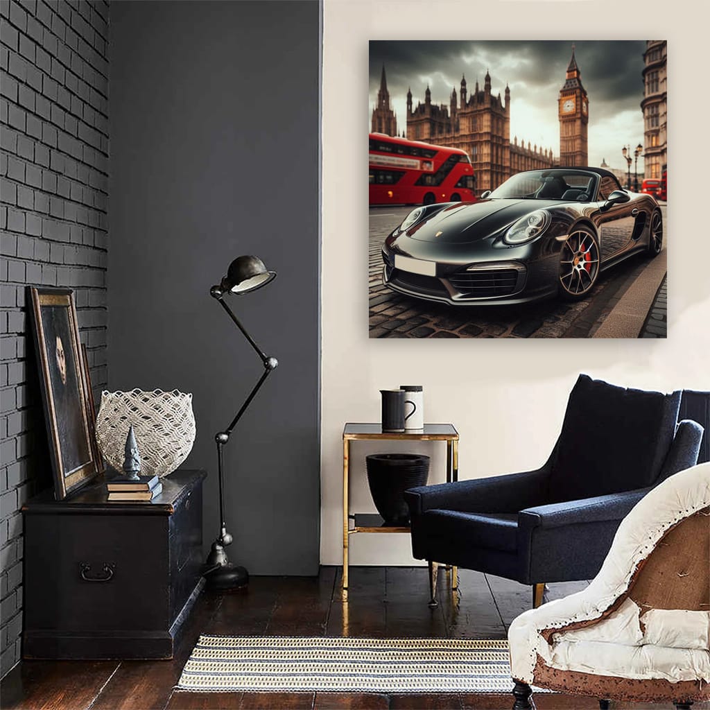 Porsche Boxster Londo Wall Art