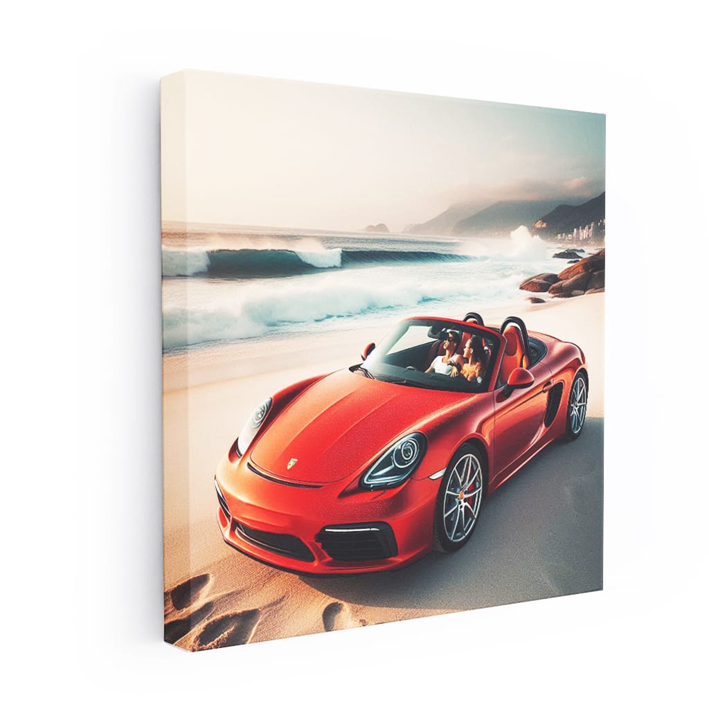 Porsche Boxster On Bea Wall Art