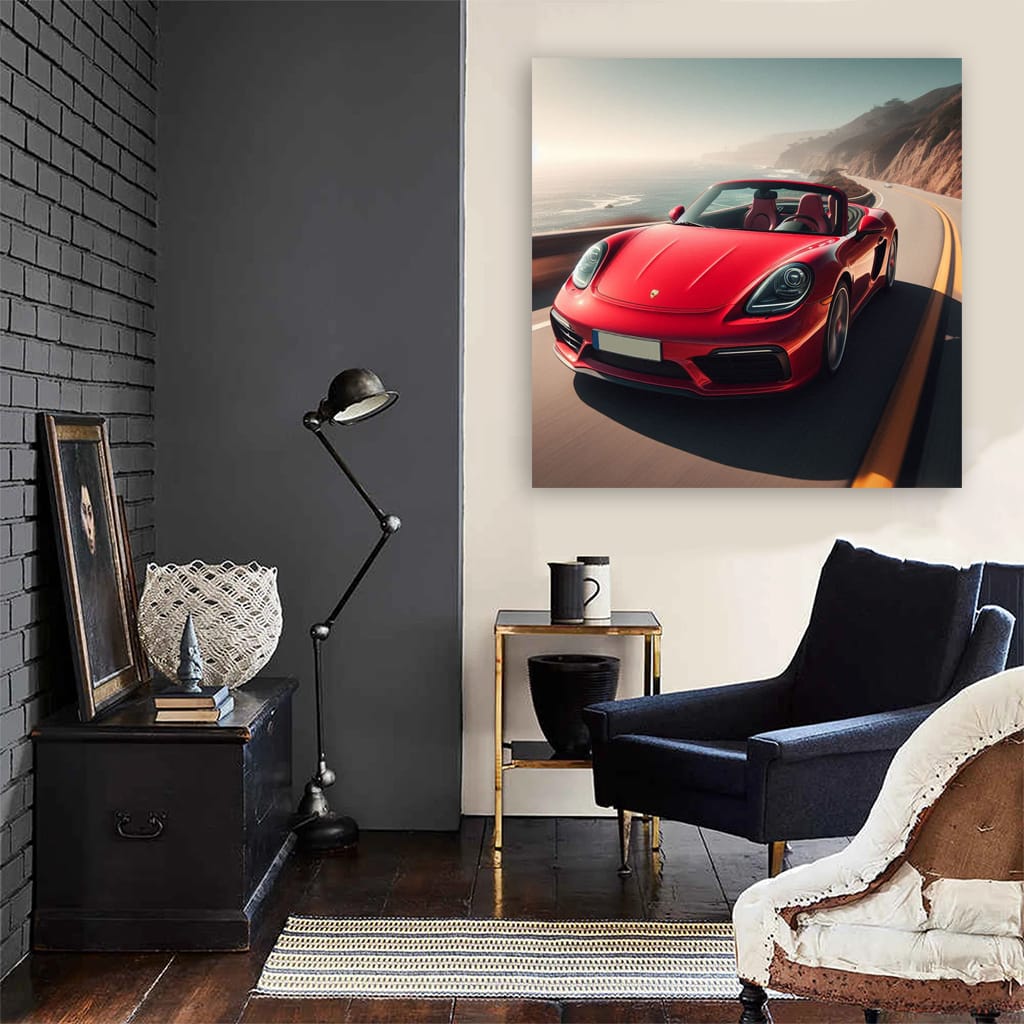 Porsche Boxster Road Wall Art