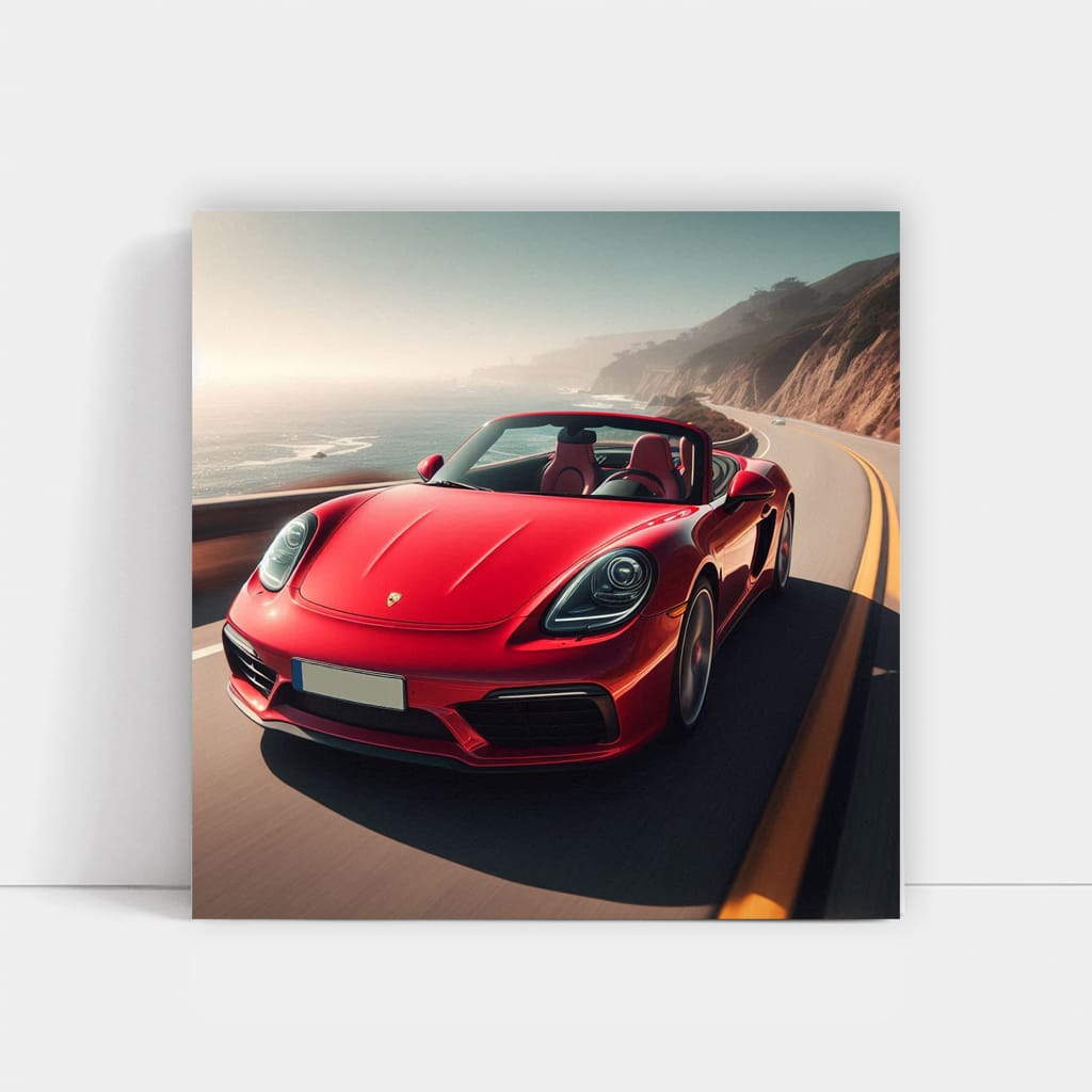 Porsche Boxster Road Wall Art