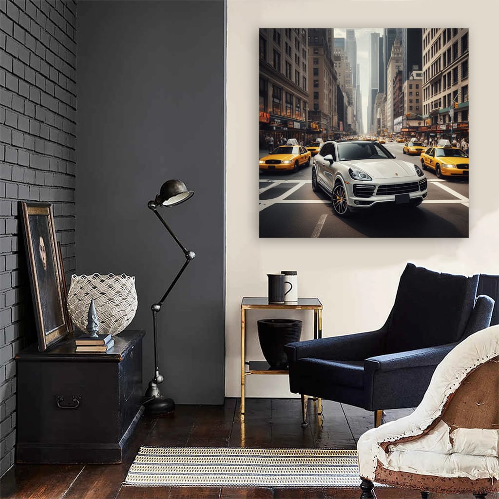 Porsche Cayenne New Yo Wall Art