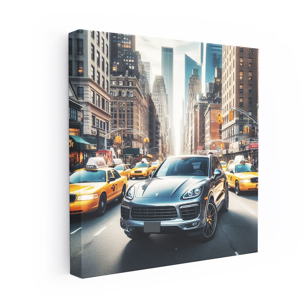 Porsche Cayenne New York Wall Art