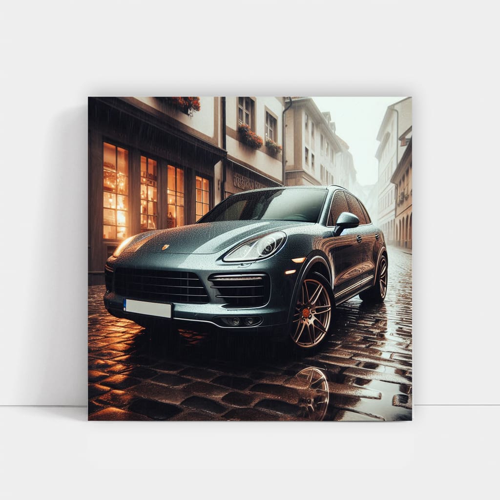 Porsche Cayenne in Cloudy Weather - Blend of Luxury and Power