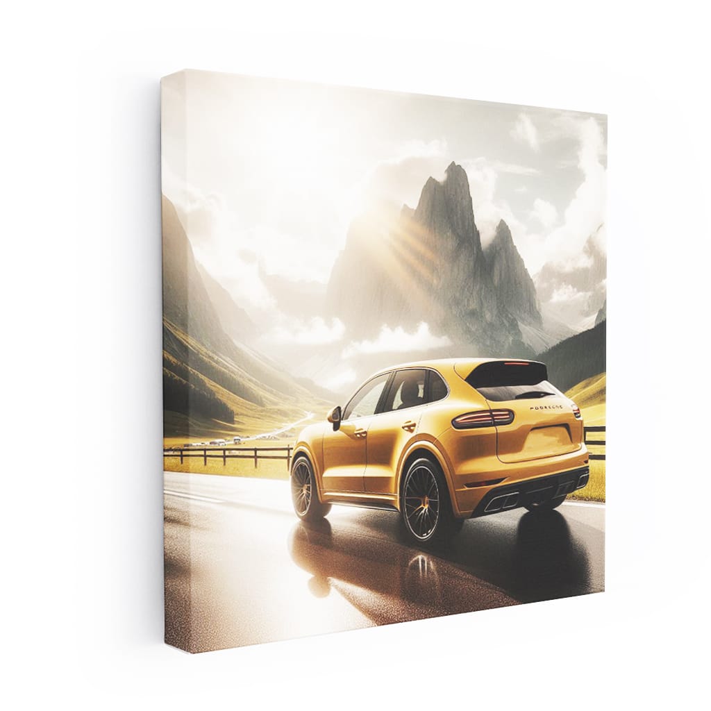 Porsche Cayenne Sunny Weather Wall Art