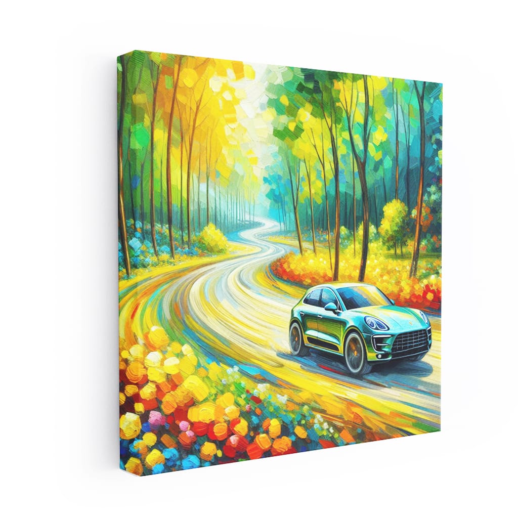 Porsche Macan Impressionism Wall Art