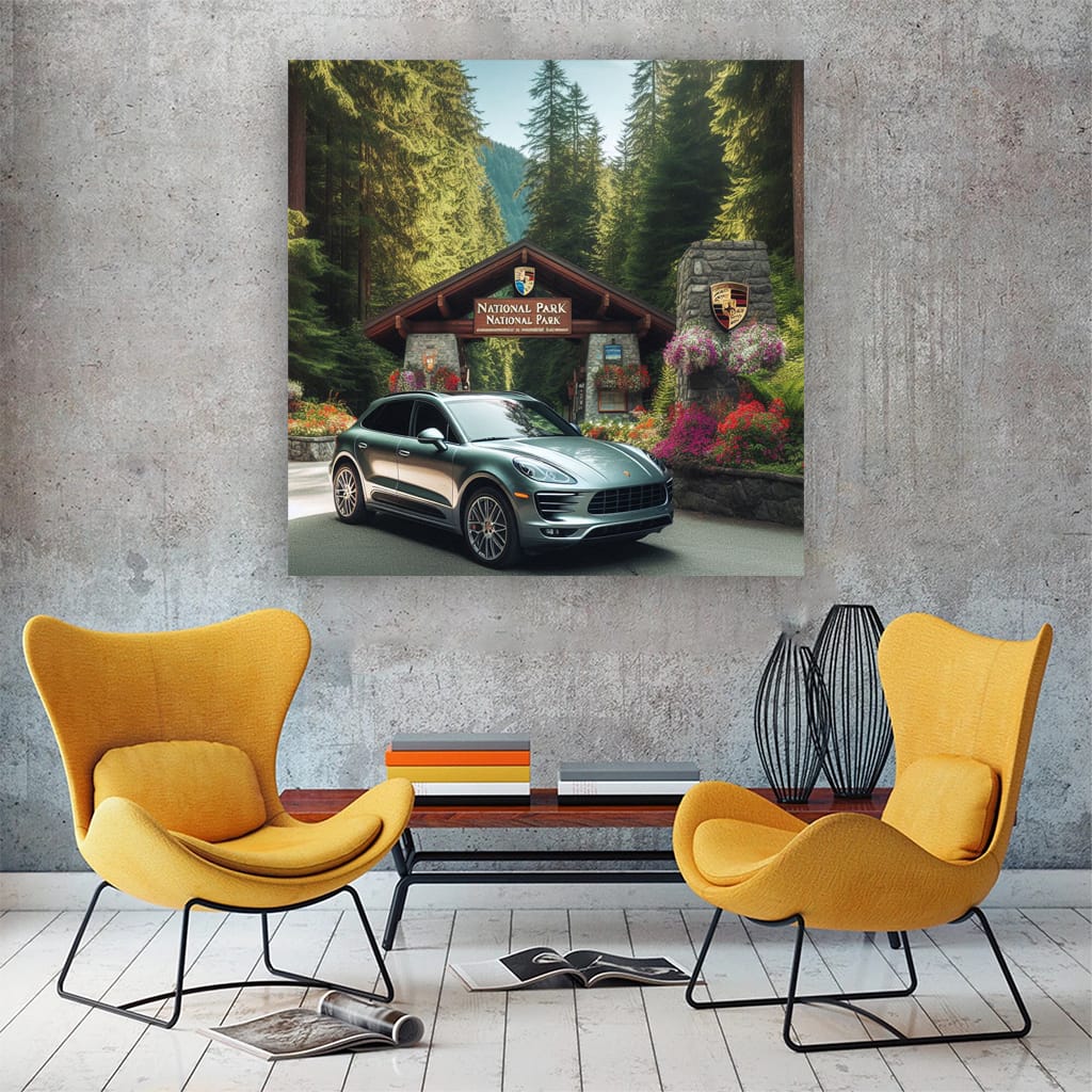 Porsche Macan National Pa Wall Art