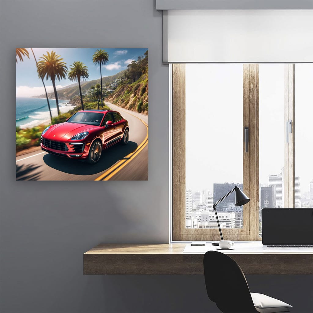 Porsche Macan Road Wall Art