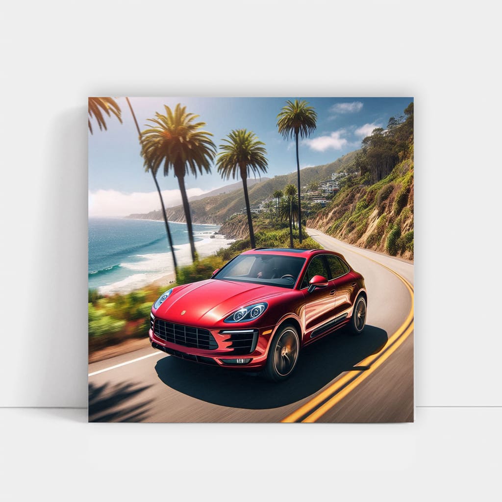 Porsche Macan Road Wall Art