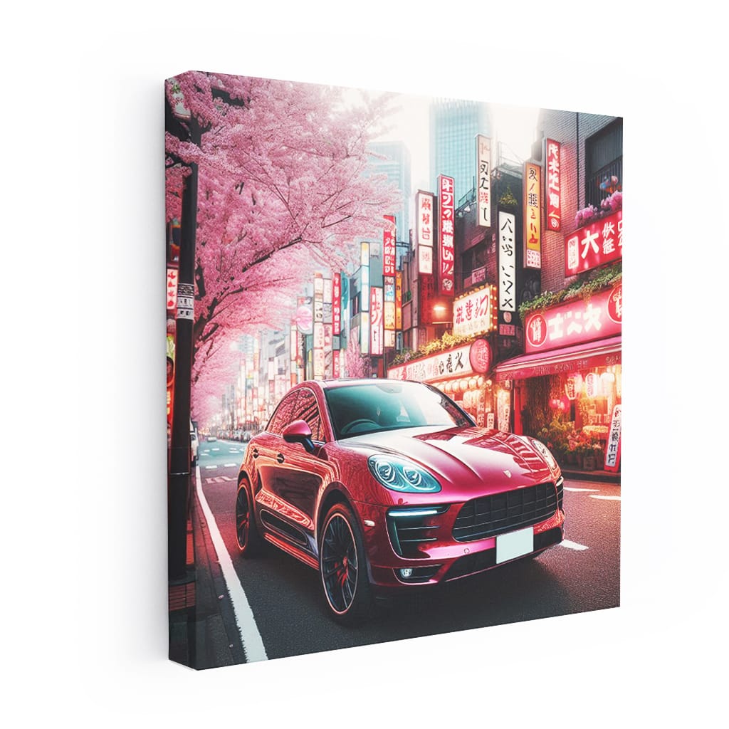 Porsche Macan Tokyo Jap Wall Art